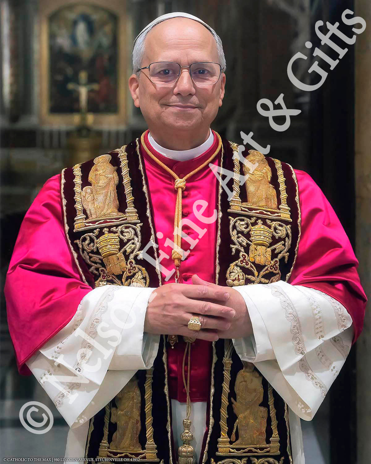 Pope Leo XIV Official Portrait Print (8" x 10")