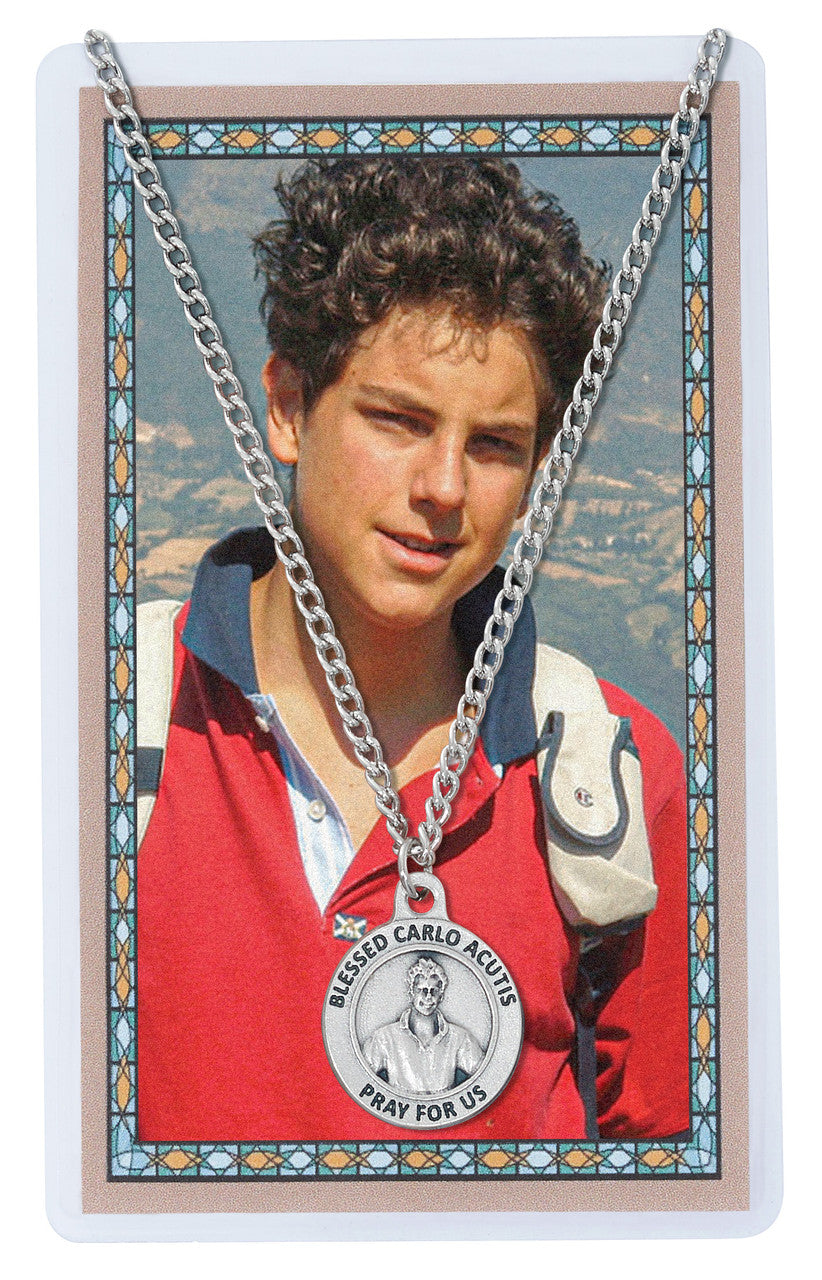 Carlos Acutis Card and Medal