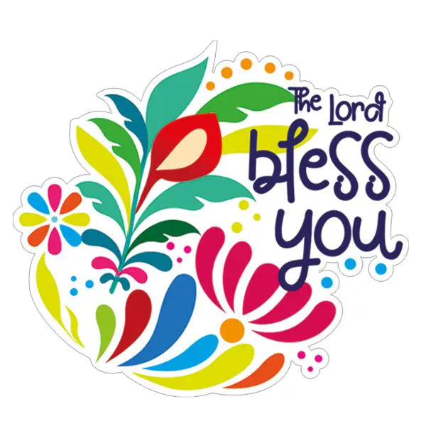 Bless You Christian Vinyl Sticker