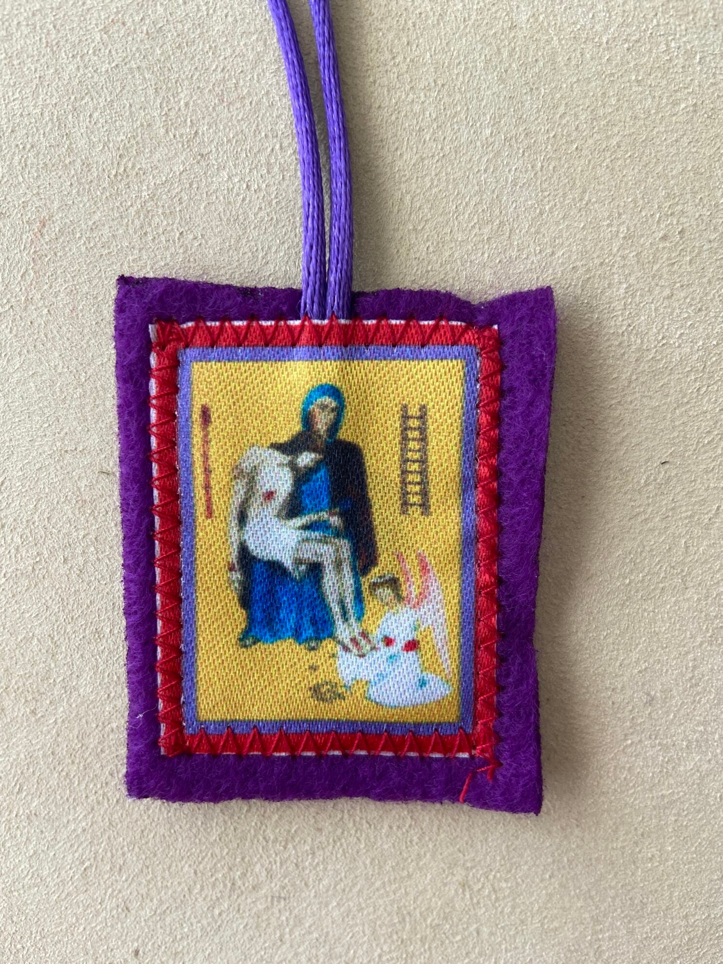 Purple Scapular small