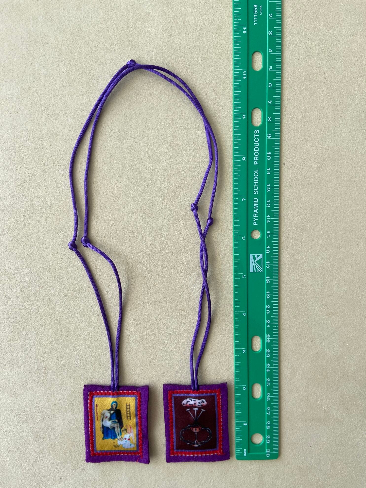 Purple Scapular small