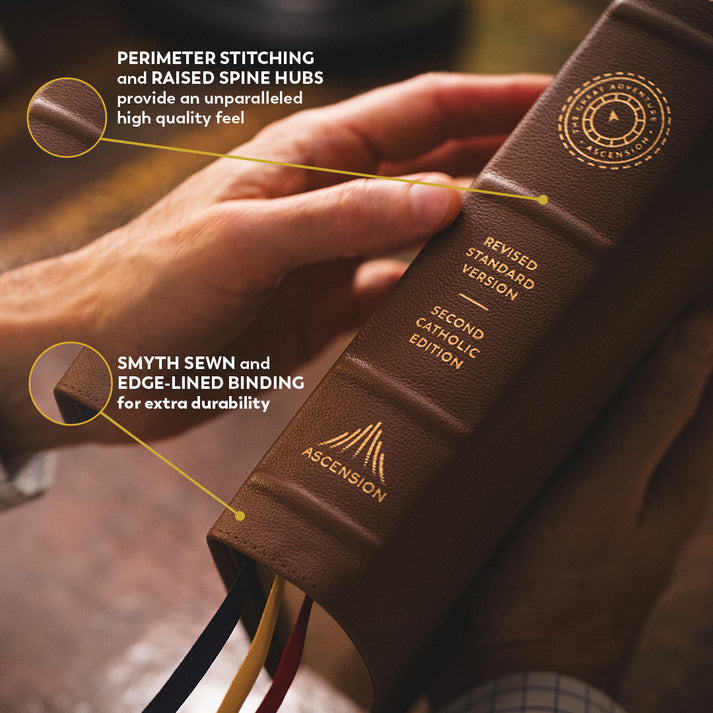 Holy Bible – The Great Adventure Catholic Bible, Second Edition [Premium - Leather]