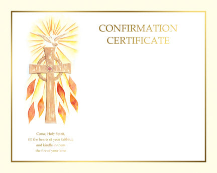 Confirmation Certificate - Create Your Own