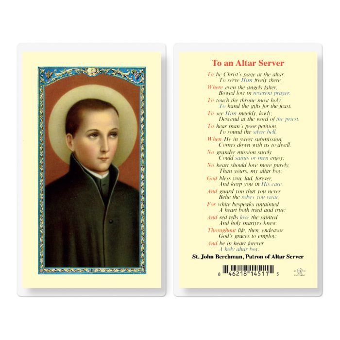 To An Altar Server J. Berchman