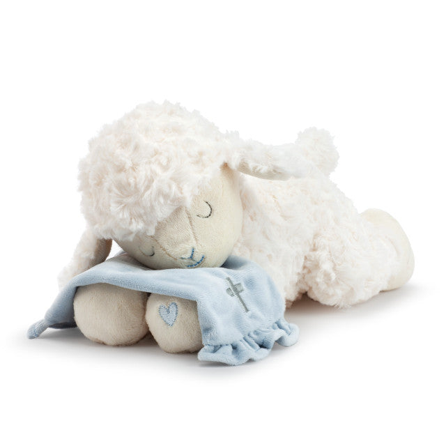 Blue Goodnight Prayer Lamb