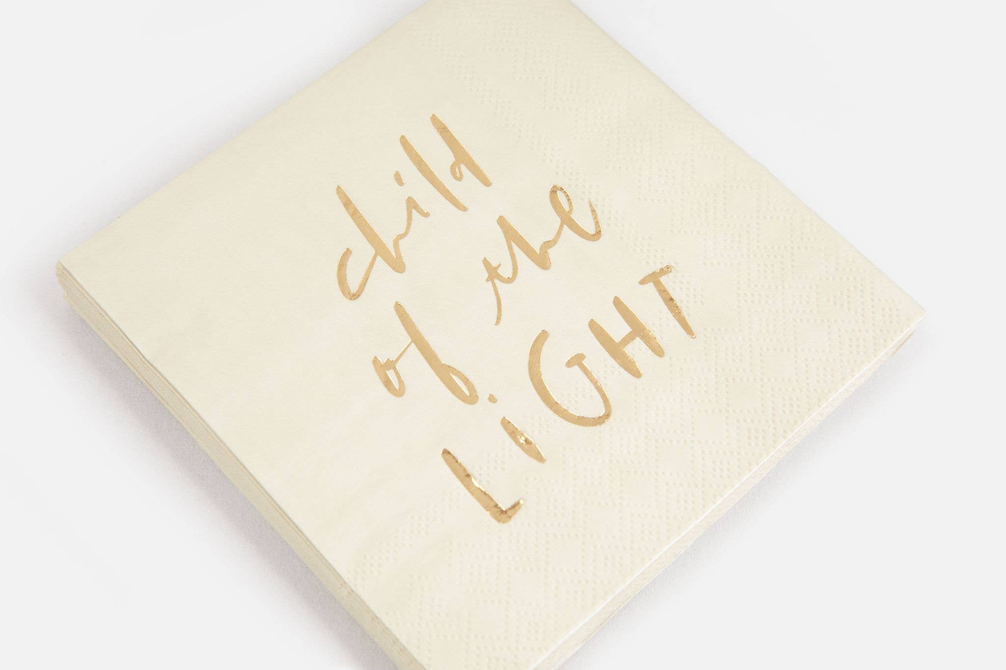 Child of the Light Cocktail Napkins | Catholic Party Goods