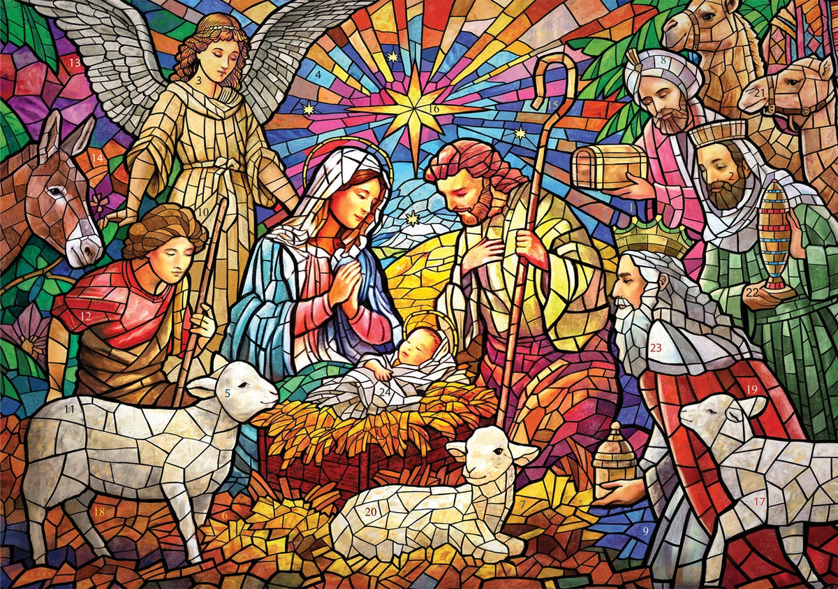 Starlight Nativity Advent Calendar (8.25 x 11.75)