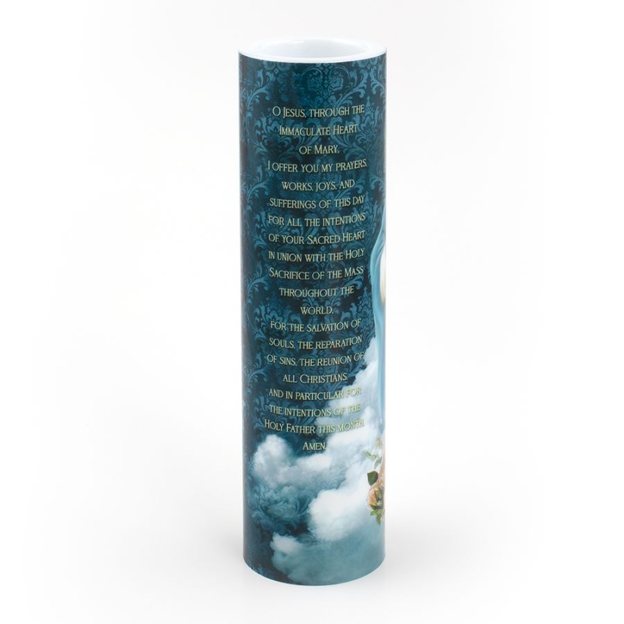 LED Candle – Immaculate Heart of Mary