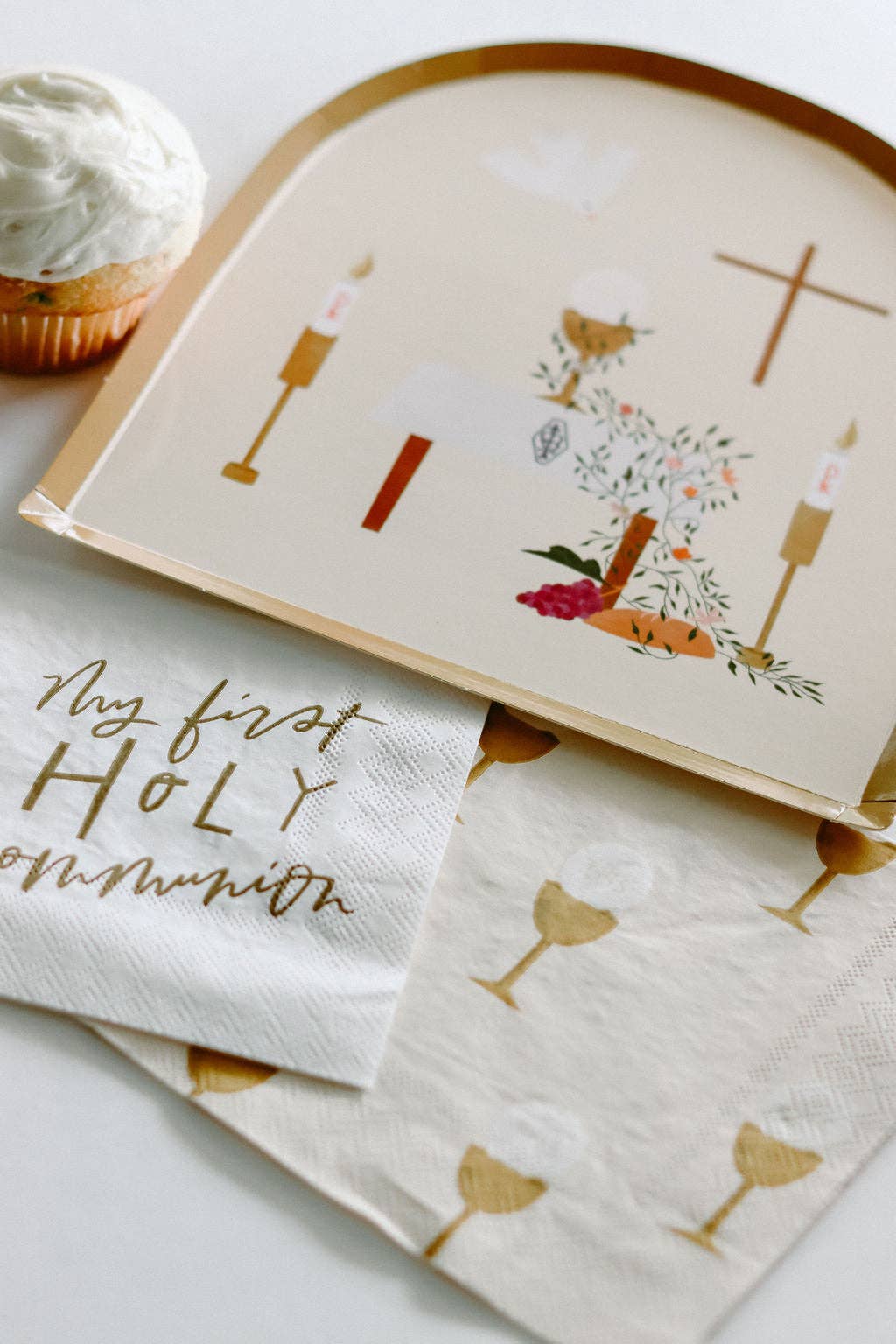 Communion Dinner Napkins | Catholic Party Paper Goods