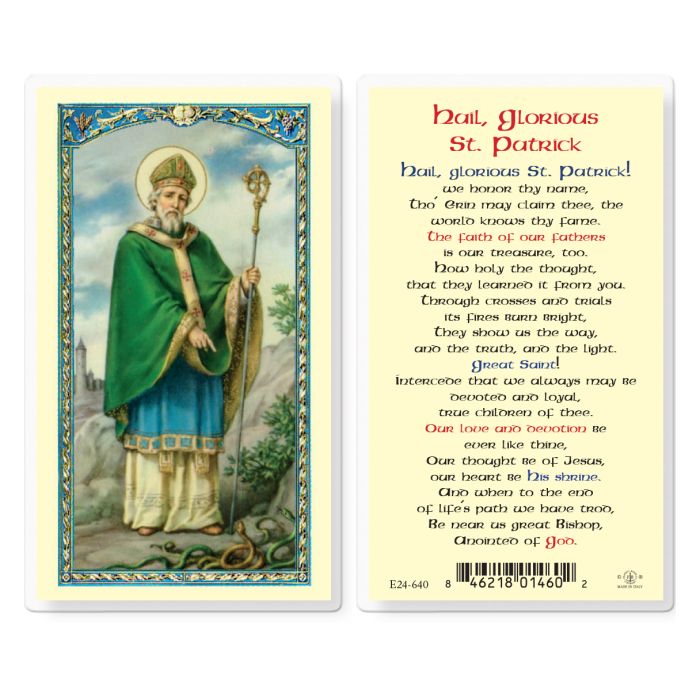 St. Patrick-Hail Glorious Saint