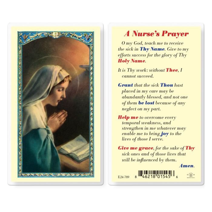 A Nurse's Prayer - Madonna Holy