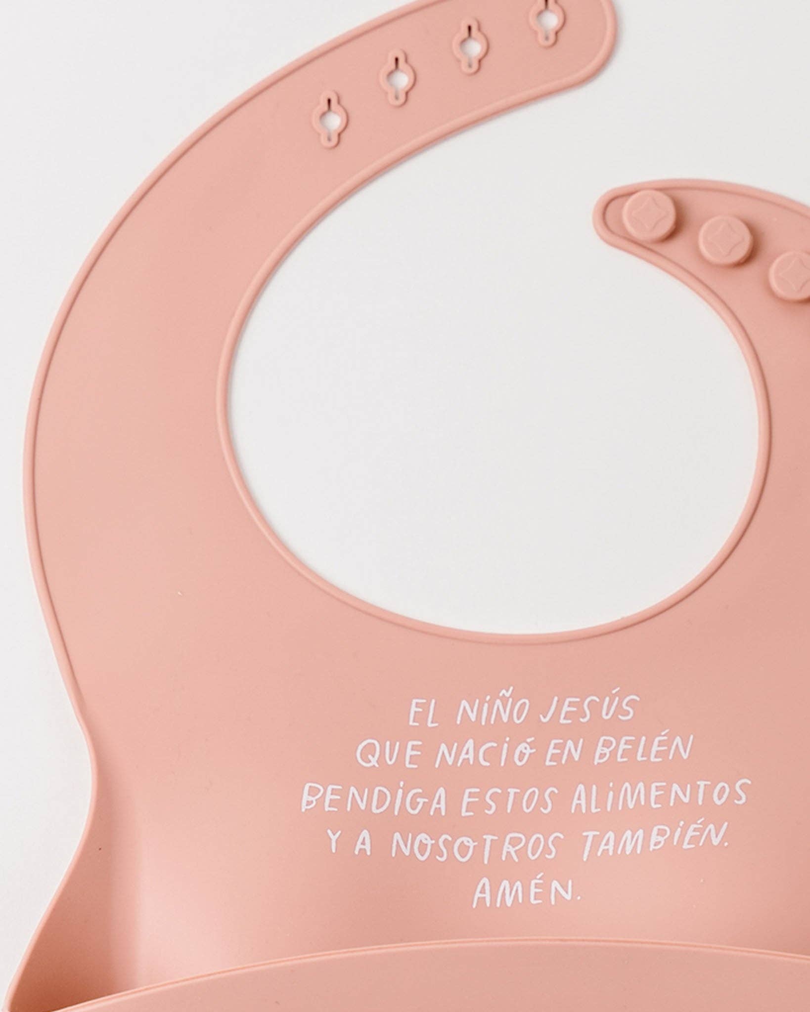 Catholic Meal Blessing Bib | BPA Free Bib | Gift For Baby