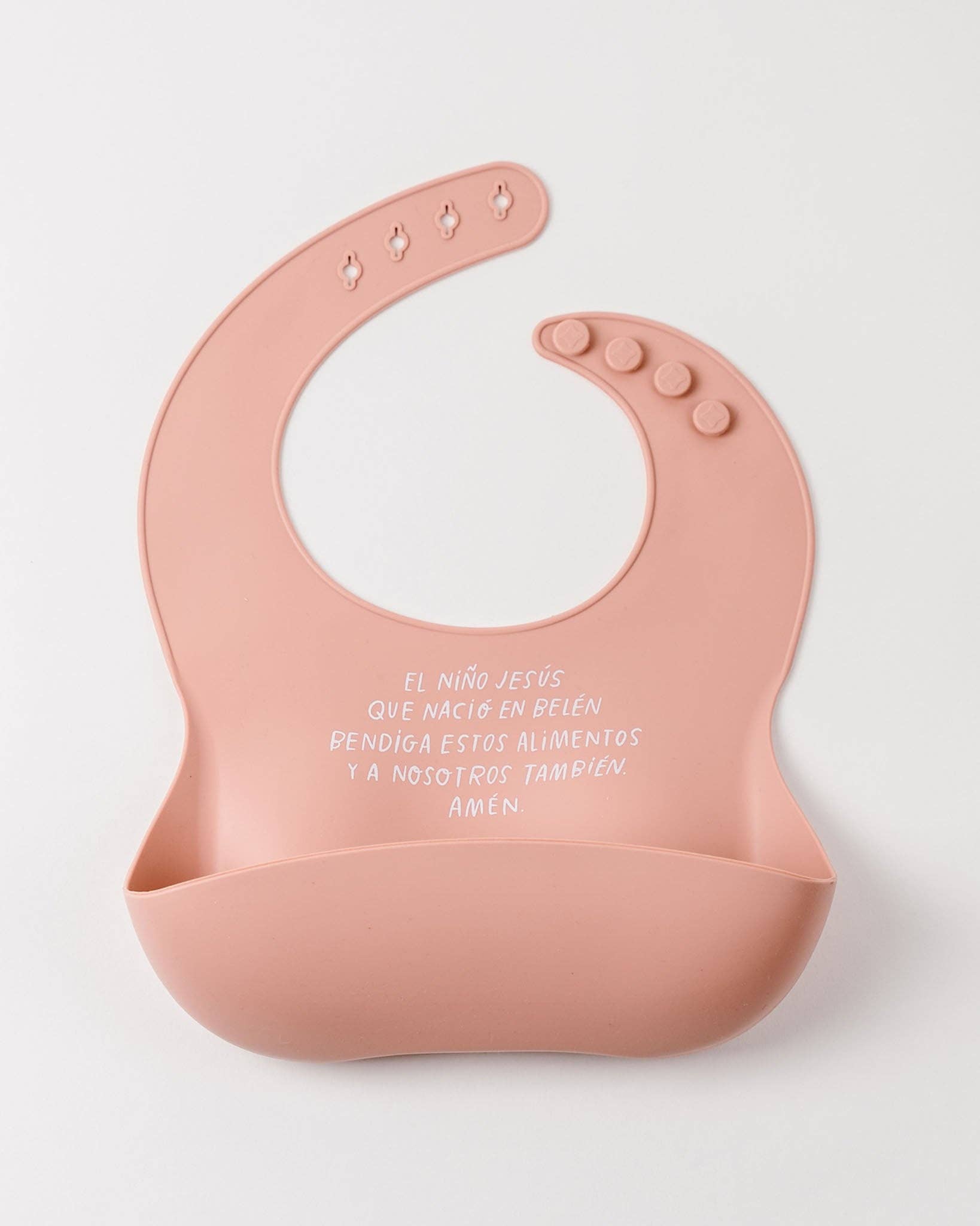 Catholic Meal Blessing Bib | BPA Free Bib | Gift For Baby