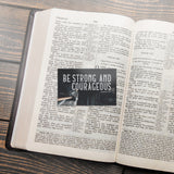 Be Strong & Courageous Pass Along Scripture Card