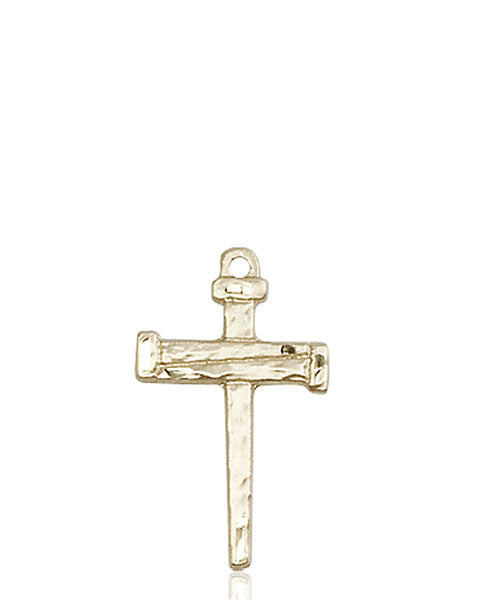 14kt Gold Nail Cross Medal