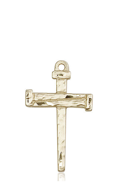 14kt Gold Nail Cross Medal