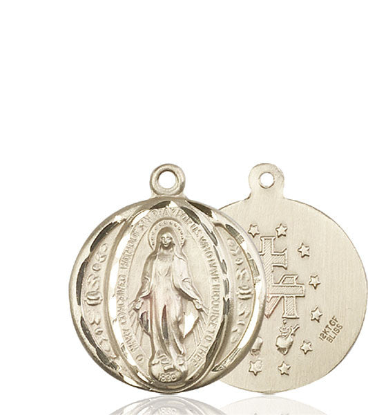 14kt Gold Miraculous Medal