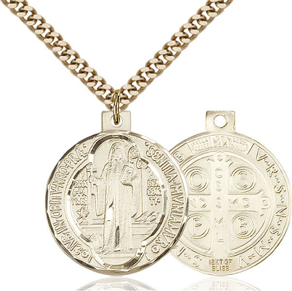 Gold Filled St. Benedict Pendant