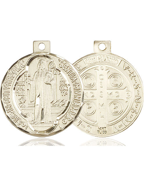 14kt Gold St. Benedict Medal