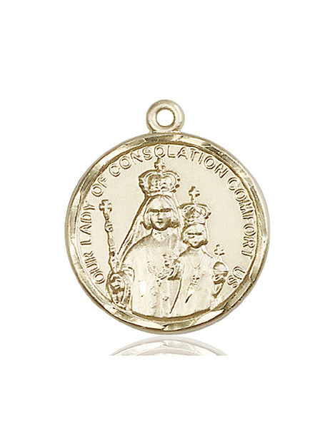 14kt Gold O/L of Consolation Medal