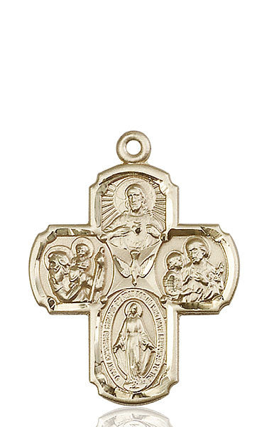 14kt Gold 5-Way Medal