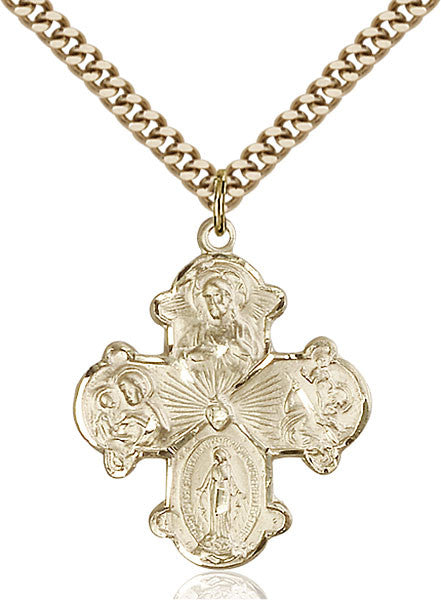 Gold Filled 4-Way Pendant