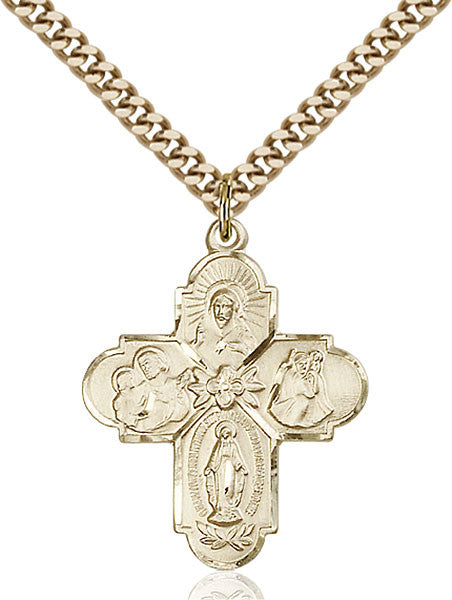Gold Filled 4-Way Pendant