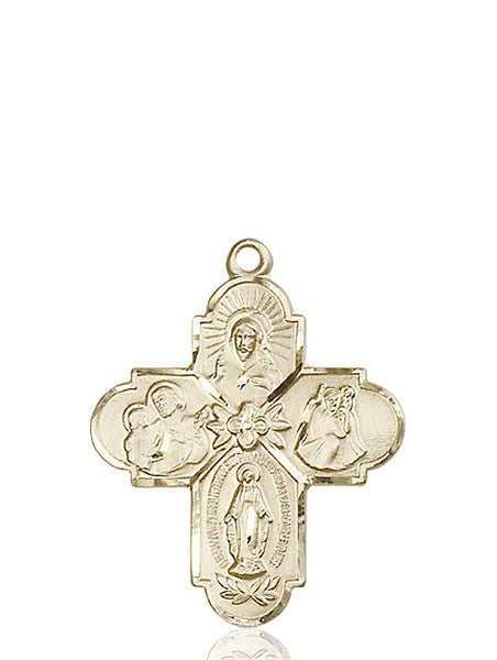 14kt Gold 4-Way Medal