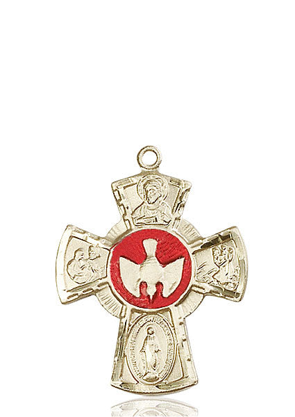 14kt Gold 5-Way Medal