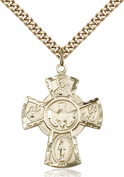 Gold Filled 5-Way Pendant