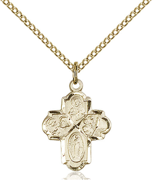 Gold Filled 4-Way Pendant