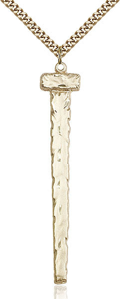 Gold Filled Nail Pendant