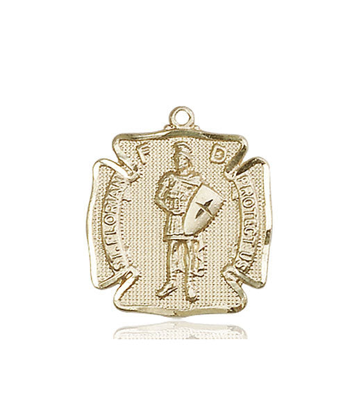 14kt Gold St. Florian Medal