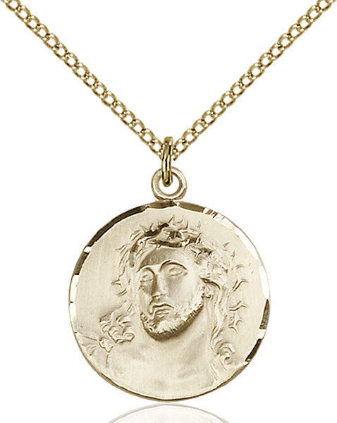 Gold Filled Ecce Homo Pendant