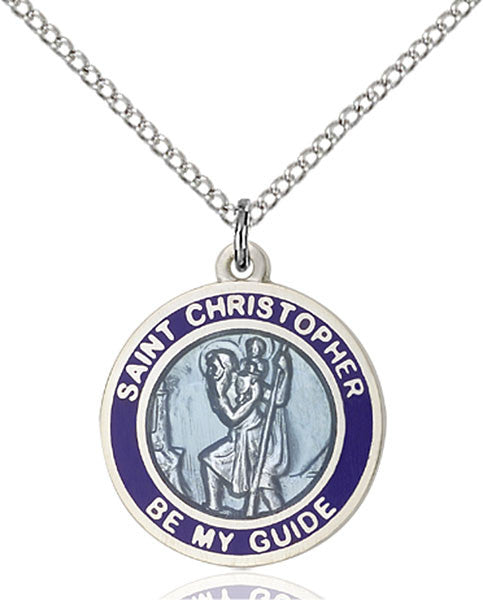 Sterling Silver St. Christopher Pendant