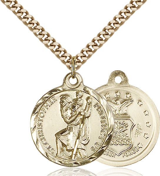 Gold Filled St. Christopher Pendant