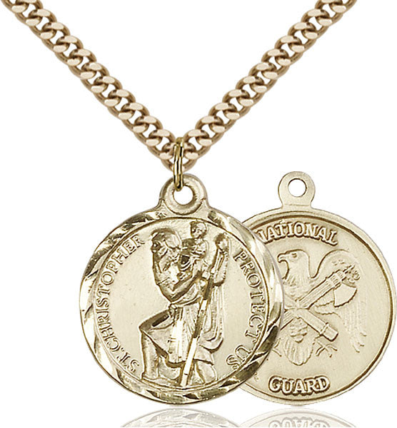 Gold Filled St. Christopher Pendant