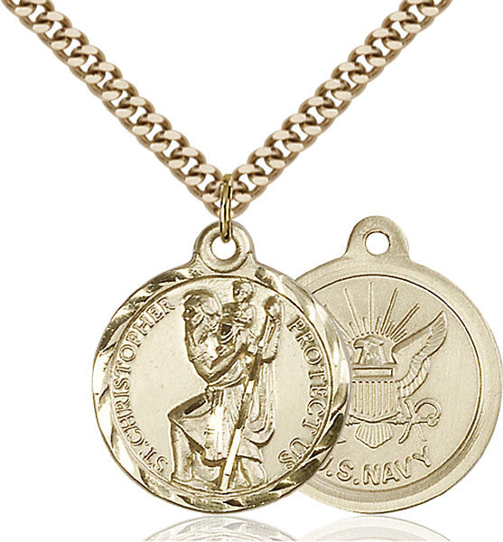 Gold Filled St. Christopher Pendant