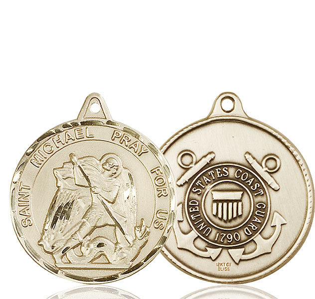 14kt Gold St. Michael Medal