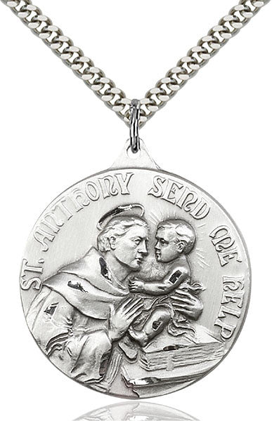 Sterling Silver St. Anthony Pendant