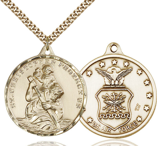 Gold Filled St. Christopher Pendant