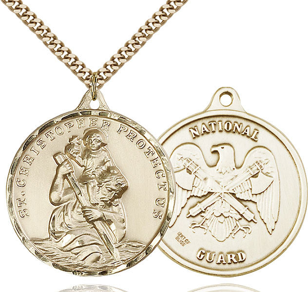 Gold Filled St. Christopher Pendant