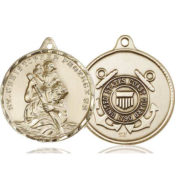 14kt Gold St. Christopher Medal
