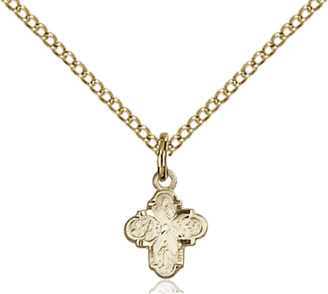 Gold Filled 4-Way Pendant