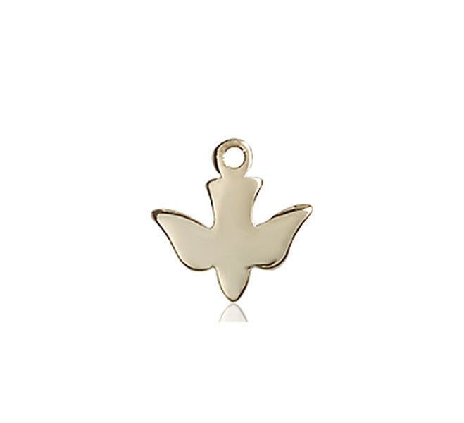 14kt Gold Holy Spirit Medal