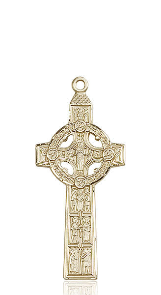 14kt Gold Scriptures Cross Medal