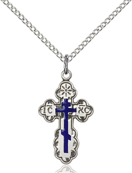 Sterling Silver St. Olga Pendant