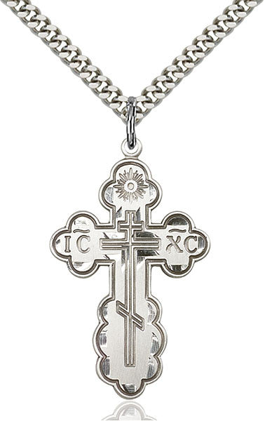 Sterling Silver St. Olga Pendant