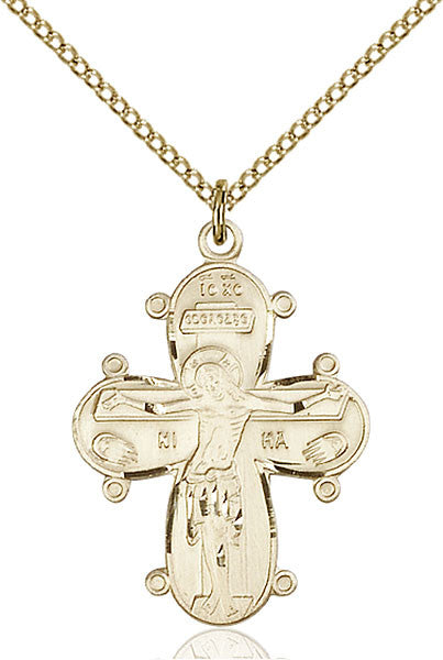 Gold Filled Christine Cross Pendant