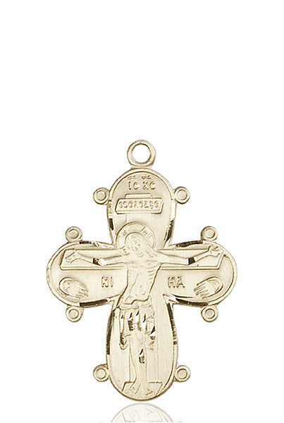 14kt Gold Christine Cross Medal